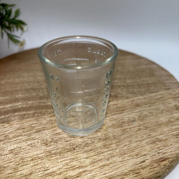 VTG Armstrong Cork Co Glass Medicine Dose Measuring OZ CC TSP TBSP -USA- Shot - Picture 2 of 11
